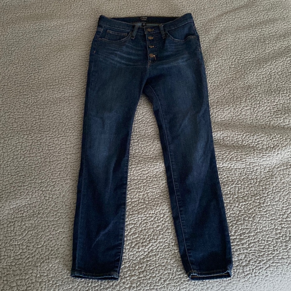 J CREW High Rise Skinny Jeans Size 28